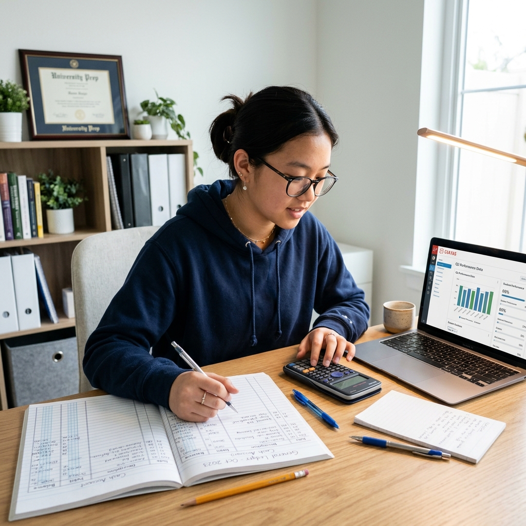 Student Studying